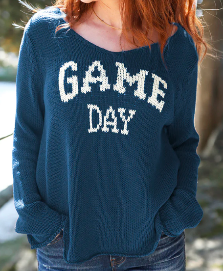 Game Day Sweater - Blue