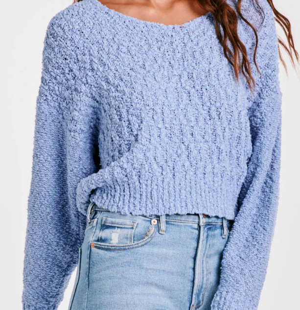 Lexi Corn Flower Blue Sweater