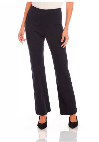 Karen Kane Pull On Bootcut Pant - Navy