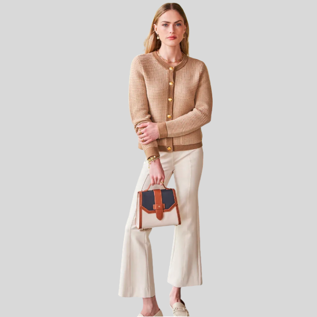 Spartina Brooke Ponte Pant - Alabaster