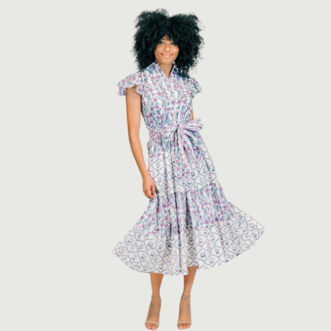 Victoria Dunn Ivy Dress - Dahlia