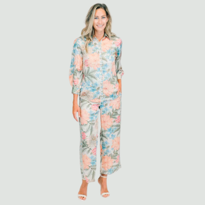 Victoria Dunn Zara Pant - Begonia