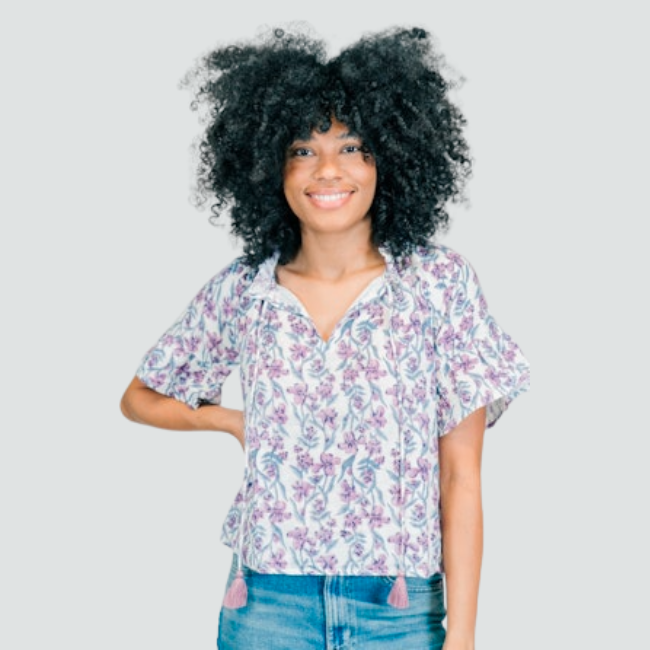 Victoria Dunn Bristol Top - Dahlia