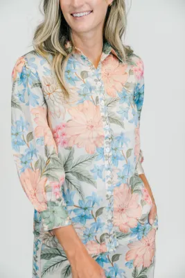 Victoria Dunn Zara Top - Begonia
