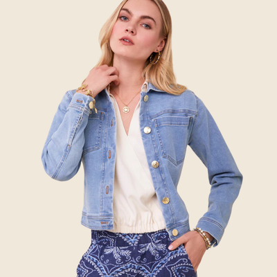 Spartina Knox Denim Jacket - Calibougue Wash
