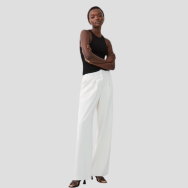 French Connection Harry Suiting Trouser - White