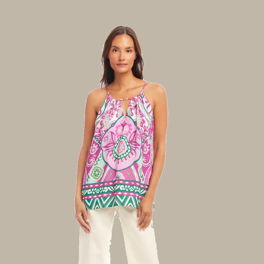 Karen Kane Keyhole Tank - Print