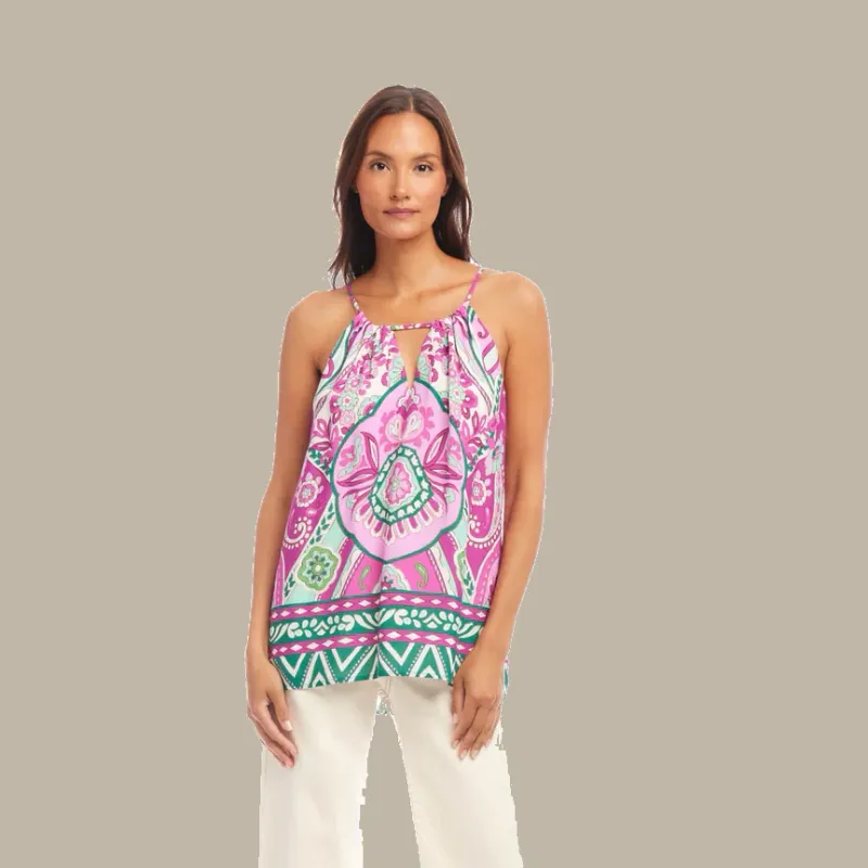 Karen Kane Keyhole Tank - Print