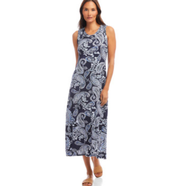Karen Kane Sleeveless Midi Dress - Paisley