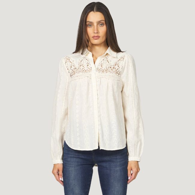 Dear John Simonette Shirt - Whitecap Gray