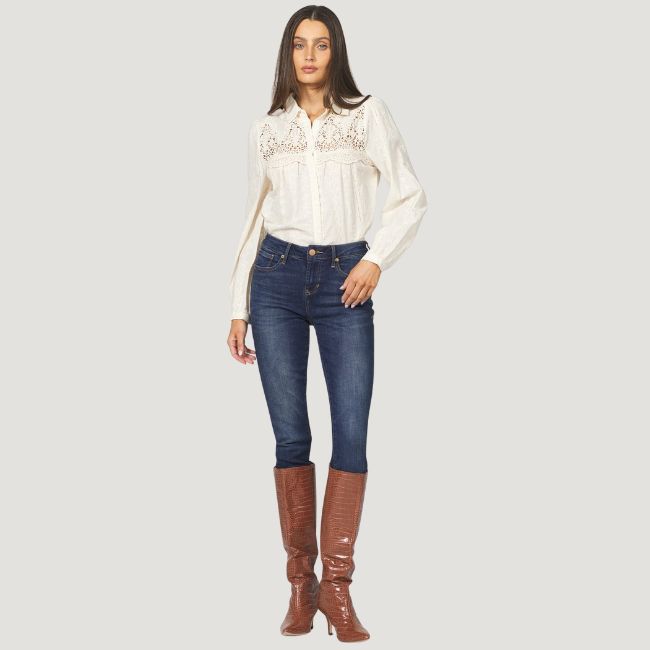 Dear John Simonette Shirt - Whitecap Gray
