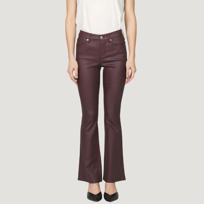 Dear John Jaxtyn Bootcut Pant - Oxblood Coated