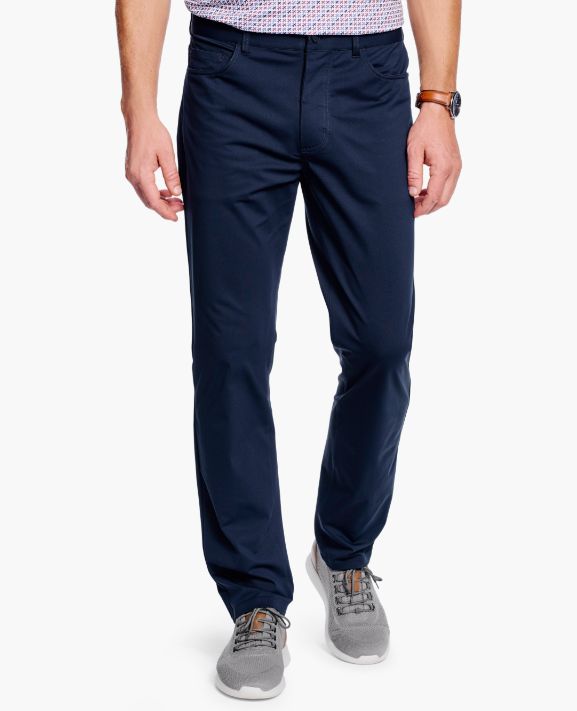 Johnston Murphy XC4 Performance Five-Pocket Pant - Navy