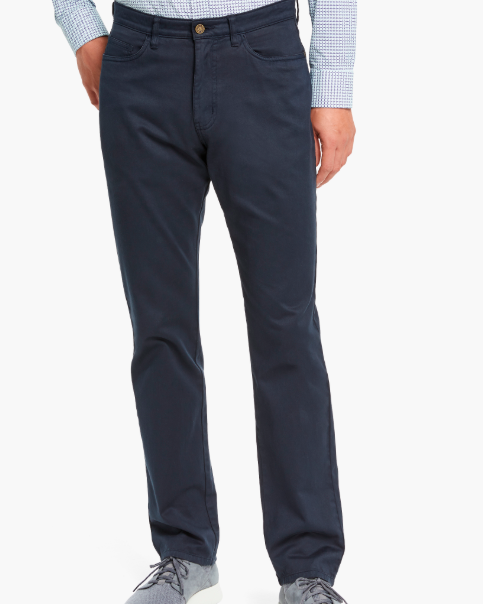 Johnston &amp; Murphy 5 Pocket Pant- Navy