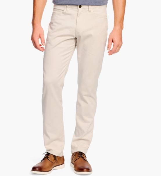 Johnston &amp; Murphy  Pant 5 Pocket- Stone