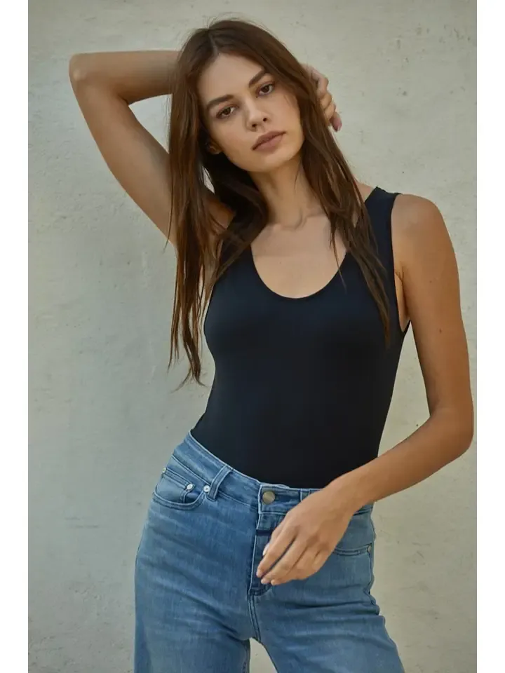 By Together Reversible Tank Top - Black