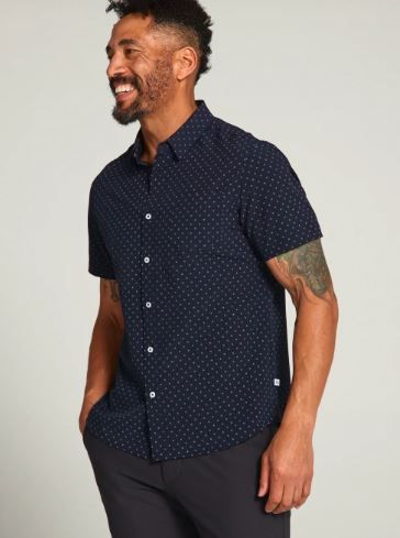 6 7Diamonds Shirt Gareth navy7880