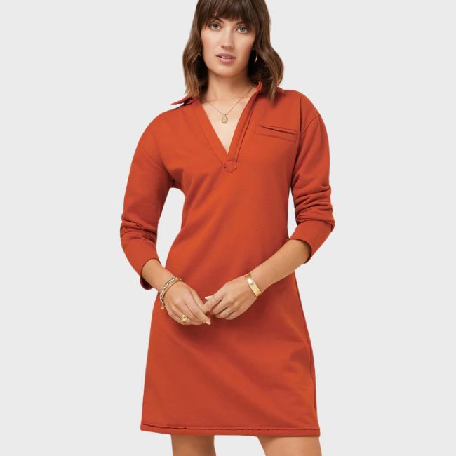 5 Spartina Dress Kayden Sweatershirt Sedona Red