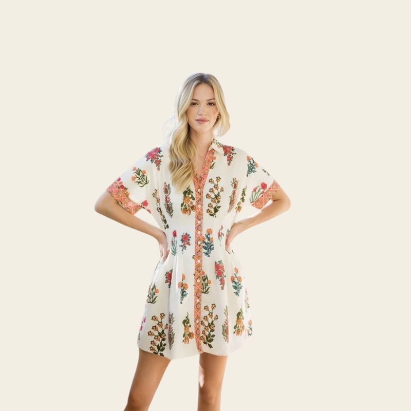 THML Floral Mini Dress