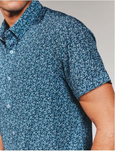 7 Diamonds Short Sleeve Shirt Auden- Navy