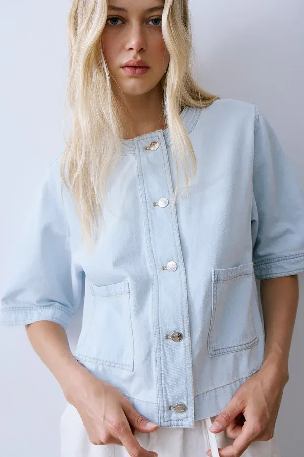 Melissa Nepton Capel Jacket - Bleached Blu