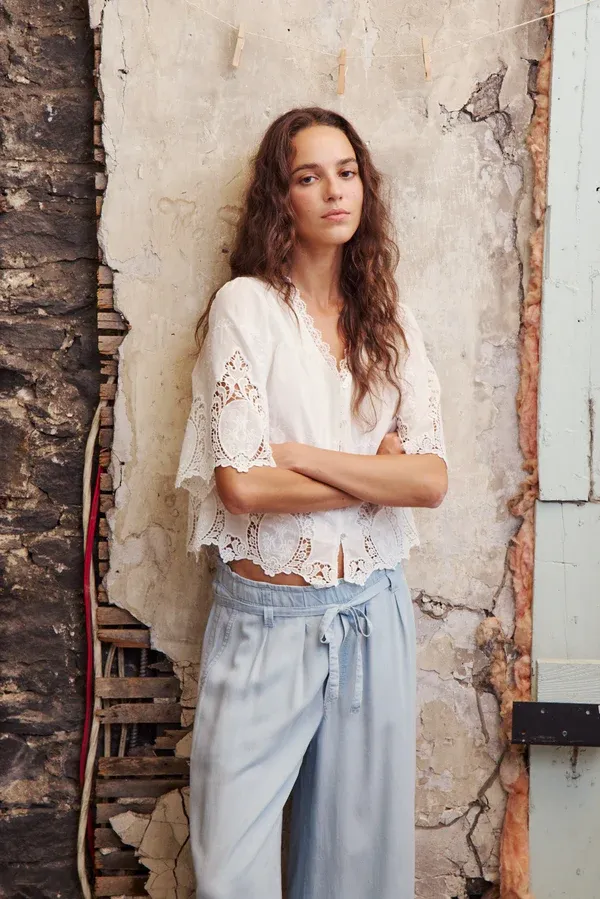 Melissa Nepton Maoli Top - Off White