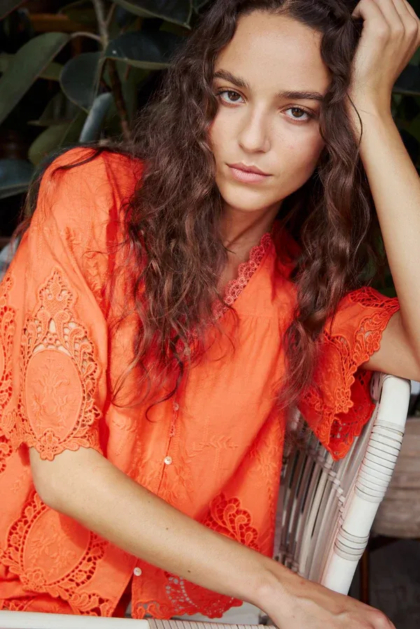 Melissa Nepton Maoli Top - Orange