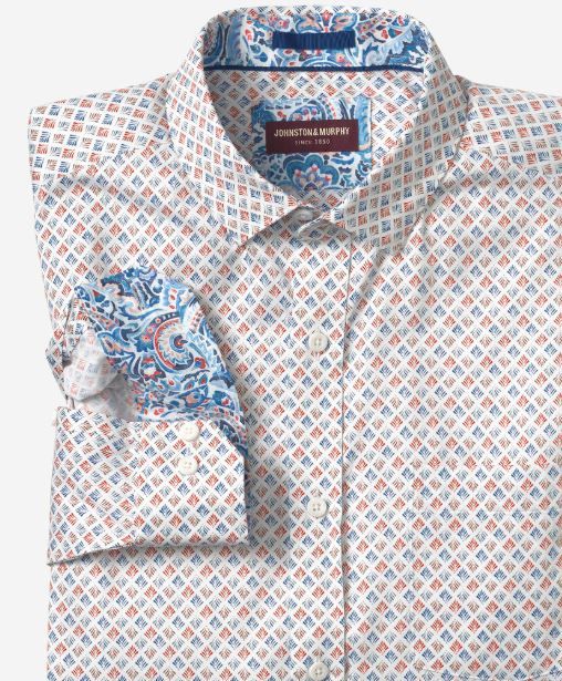Johnston &amp; Murphy Shirt- Multi