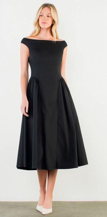 THML Dress Midi -Black