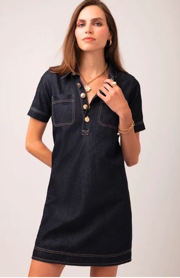 Spartina Dress Rhoda- Denim