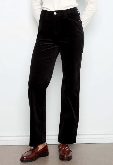 Charlie B Pant Straight Leg Cord -Black