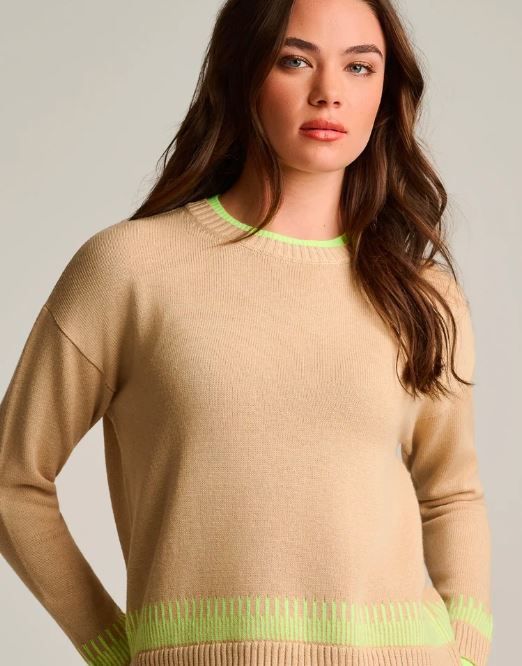 Lisa Todd Sweater Point Taken-Sable
