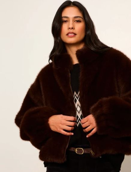 Sanctuary Jacket Everest Fur -Brown