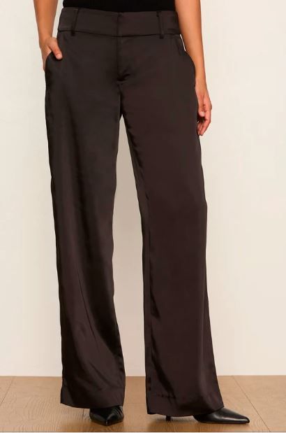 Sanctuary Pant Spotlight Satin -Black
