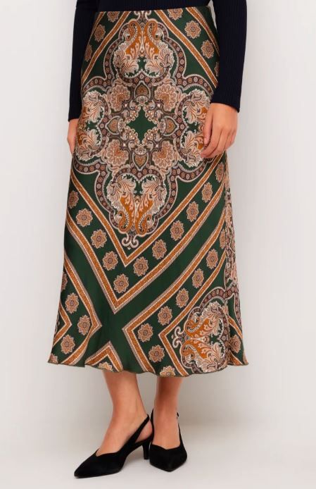 Karen Kane Skirt Gilded Forest