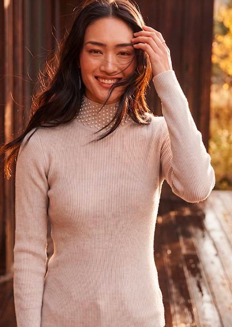 Karen Kane Pearl Turtleneck
