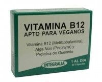 VITAMINA B12 APTO VEGANOS 30 CAPS INTEGRALIA