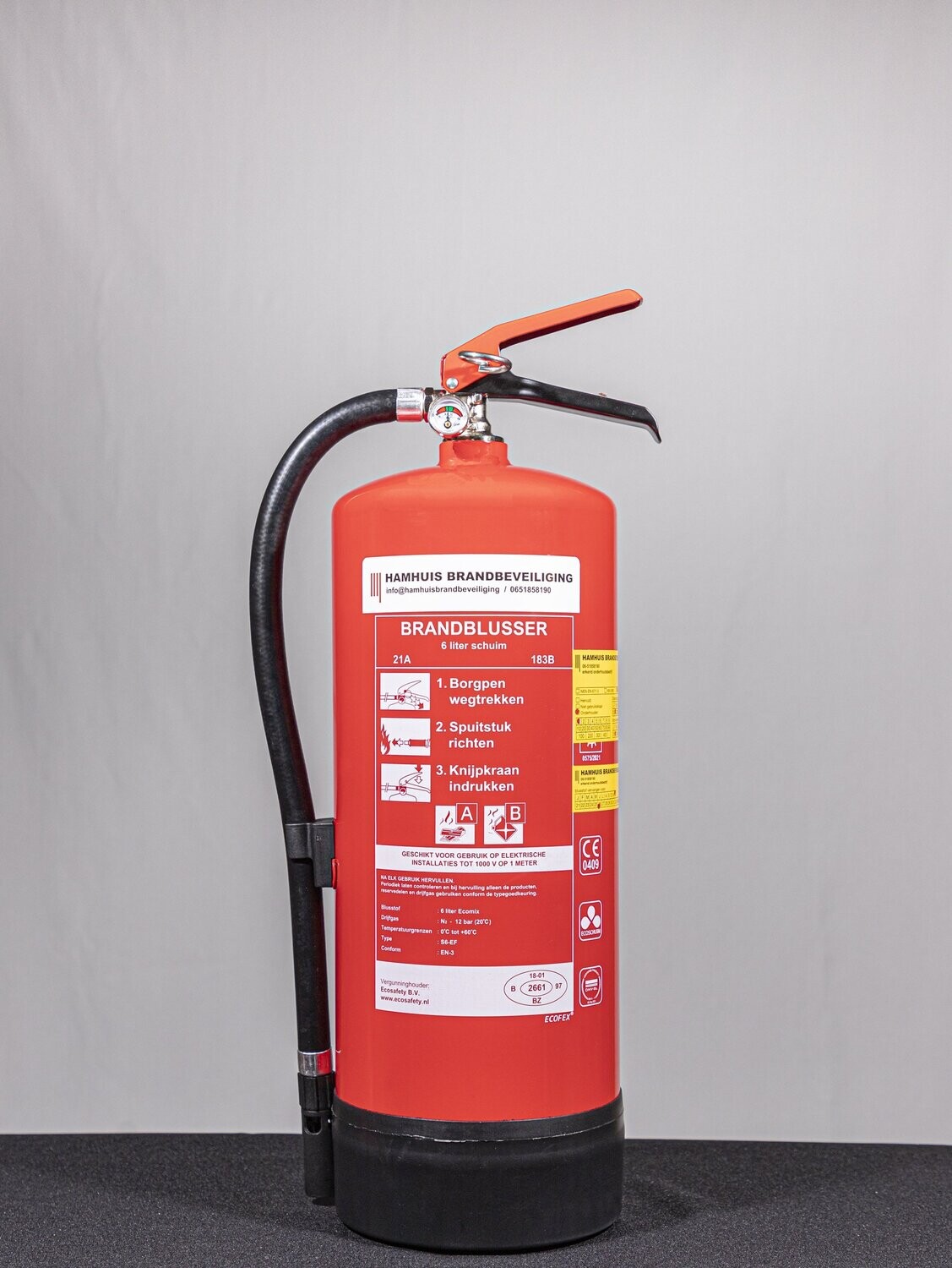 Brandblusser 6KG poeder