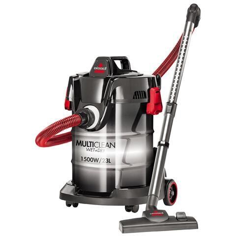 BISSELL Aspirapolvere / Liquidi MultiClean Wet \u0026 Dry Potenza 1500 W 23  Litri Colore Nero