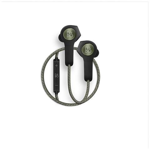 BANG \u0026 OLUFSEN Beoplay H5 Auricolare Stereofonico Senza fili Nero, Verde  auricolare per telefono cellulare