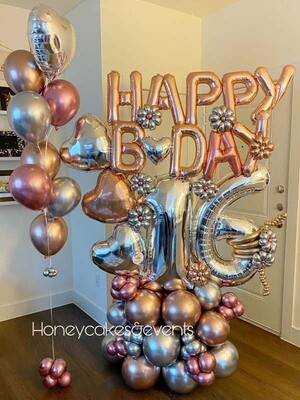 Balloons Bouquet Happy Birthday Arlington