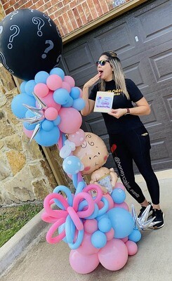 Balloons bouquet Gender Reveal