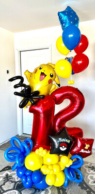 Balloons bouquet super Pokémon