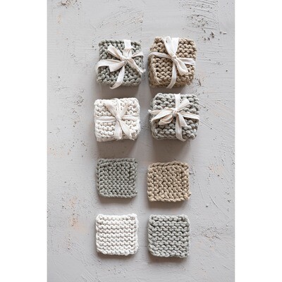 Cotton Crochet Coasters Bundle