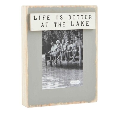 Life Is Better at The Lake Magnet Block Frame