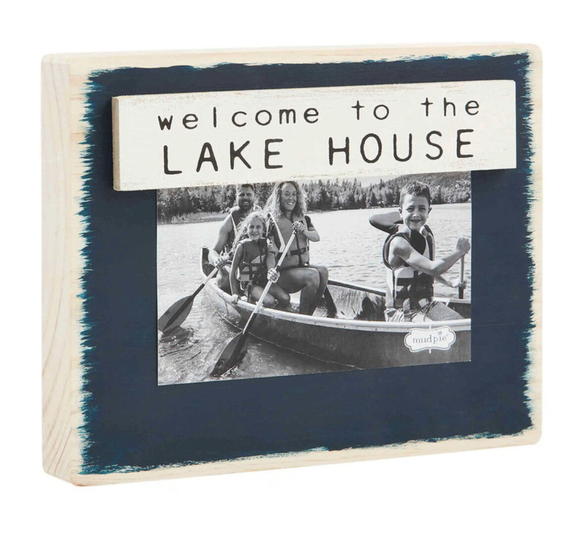 Welcome to the Lake House Magnet Block Frame