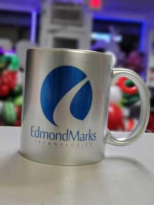 Silver Mug personalized with your logo