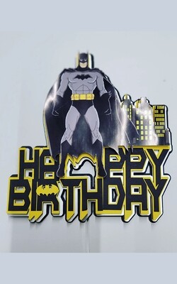 Batman customizable cake topper