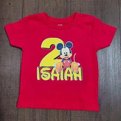 Mickey customizable t-shirt