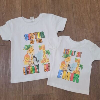Safari brothers t-shirt set